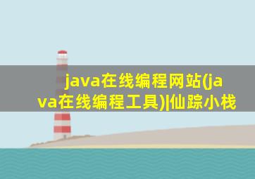 java在线编程网站(java在线编程工具)|仙踪小栈